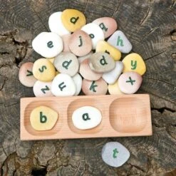 3 Pebble Word Building Tray