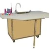 Activity Table With Portable Sink- Maple 2 Activity Table With Portable Sink- Maple -Children Learning Toy Store activity table with portable sink maple furnishings louise kool 752647