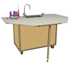 Activity Table With Portable Sink- Maple