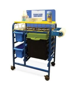All-in-one Hand Sanitizer Cart - Premium