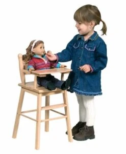AS IS - Doll High Chair -Children Learning Toy Store as is doll high chair furnishings louise kool galt 358510
