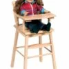AS IS - Doll High Chair -Children Learning Toy Store as is doll high chair furnishings louise kool galt 432883