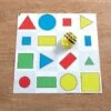 Bee-Bot And Blue-Bot Mats - Shapes Colours Size -Children Learning Toy Store bee bot and blue bot mats shapes colours size toys louise kool 205095