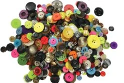 Bucket Of Buttons Set Of 3