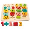 Chunky Number Math Puzzle -Children Learning Toy Store chunky number math puzzle louise kool 407214