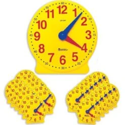 Classroom Geared Clock Sets -Children Learning Toy Store classroom geared clock sets toys louise kool geared clock set of 25 916108