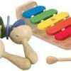 Clatter And Oval Xylophone Set -Children Learning Toy Store clatter and oval xylophone set louise kool 888663