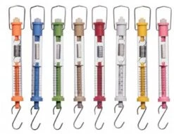 Colour-Coded Spring Scale Set Of 6