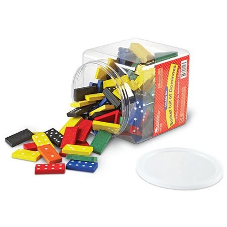 Colour Dominoes - Set Of 168 3 Colour Dominoes - Set Of 168