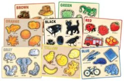 Colour Puzzle Set Of 8