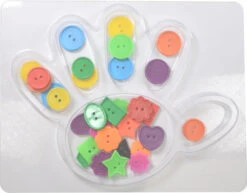 Counting Hand Trays - Set Of 10