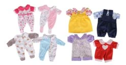 Doll Clothes - 10"- 13" - Set Of 8