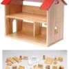 Dollhouse And 6 Room Furnishing Set -Children Learning Toy Store dollhouse and 6 room furnishing set toys louise kool galt complete set 374598