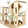 Eco Dollhouse With Furniture -Children Learning Toy Store eco dollhouse with furniture louise kool 862633