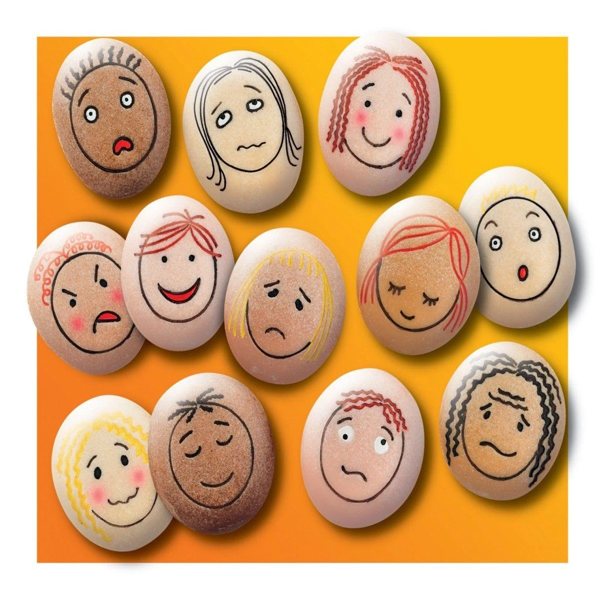 Emotion Stones - Set Of 12 3 Emotion Stones - Set Of 12