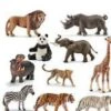 Exotic Animals - Set Of 10 -Children Learning Toy Store exotic animals set of 11 toys louise kool 976482