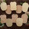 Feels-Write Number Stones - Set Of 10 -Children Learning Toy Store feels write number stones set of 10 manipulatives louise kool 676226