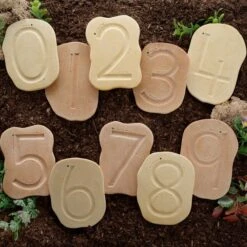 Feels-Write Number Stones - Set Of 10