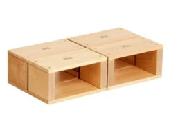 Four Hollow Block Half Squares By Community Playthings