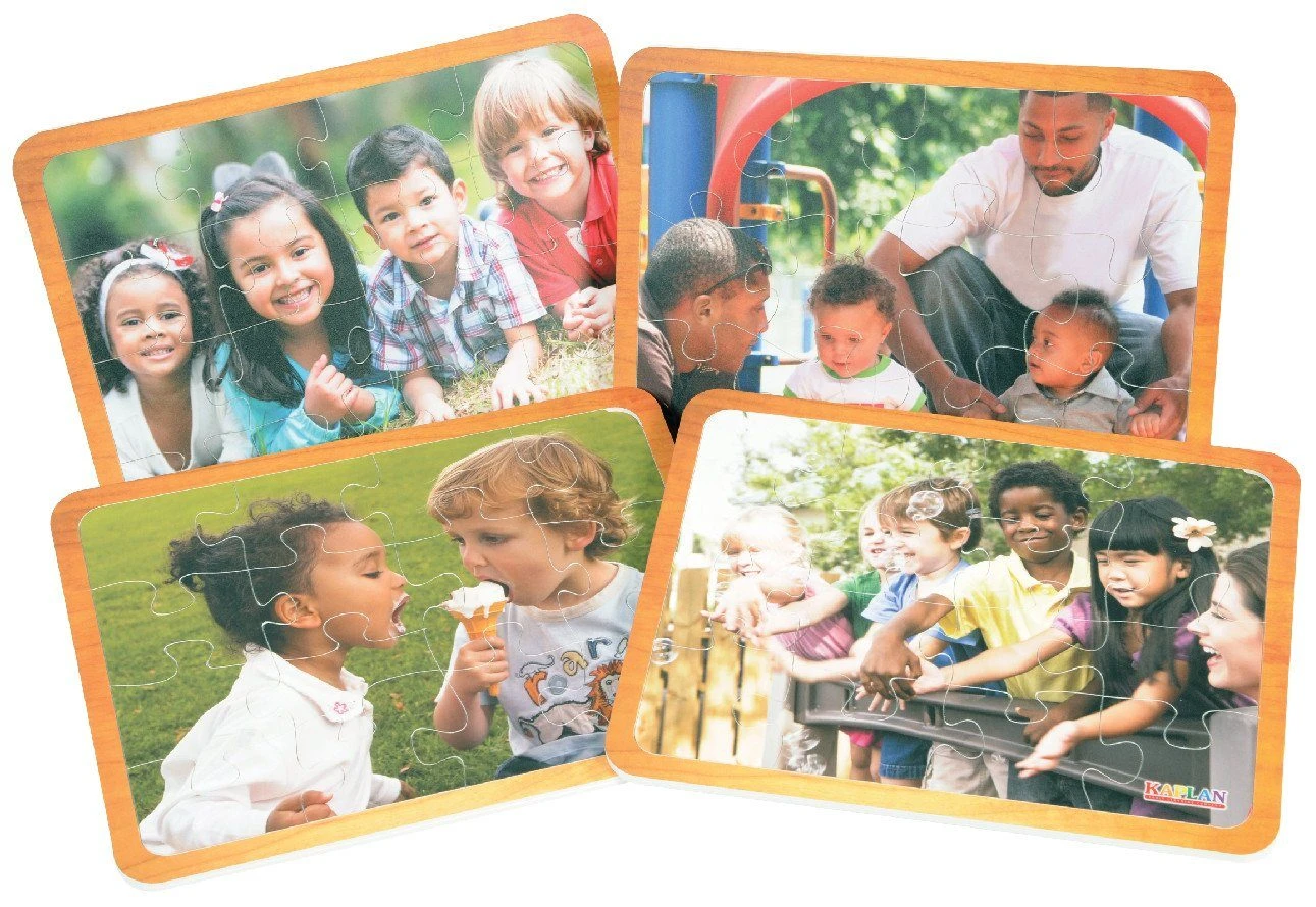 Friends Like Me Puzzles - Sets Of 4 3 Friends Like Me Puzzles - Sets Of 4