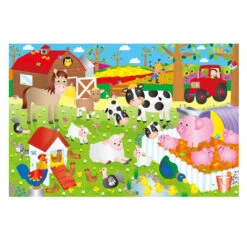 Giant Floor Puzzles -Children Learning Toy Store giant floor puzzles puzzles louise kool farm 36 pieces 727961