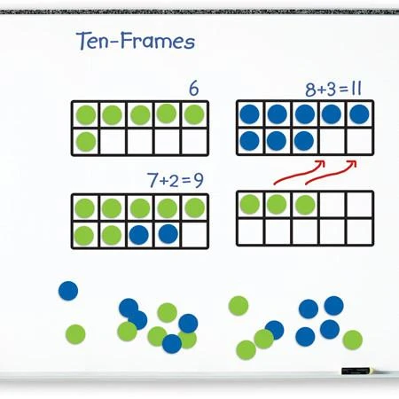 Giant Magnetic Ten-Frame Set 3 Giant Magnetic Ten-Frame Set