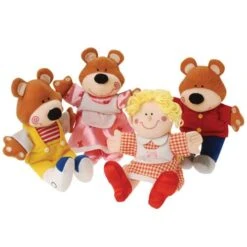 Goldilocks And The Three Bears Puppets - Set Of 4