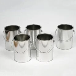 Heuristic Material Buckets - Set Of 5