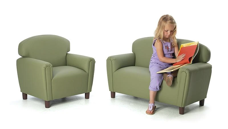 Home Comfort Preschool Sofa And Chair Set Sage 3 Home Comfort Preschool Sofa And Chair Set Sage