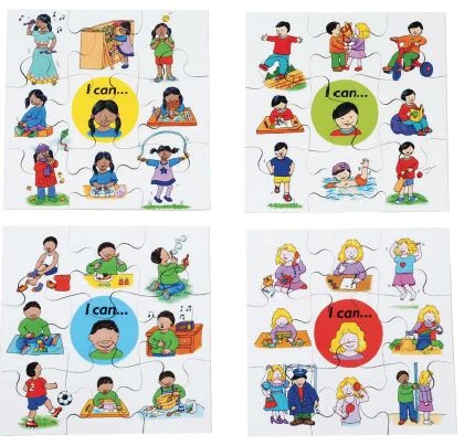I Can Puzzle Set Of 4 3 I Can Puzzle Set Of 4