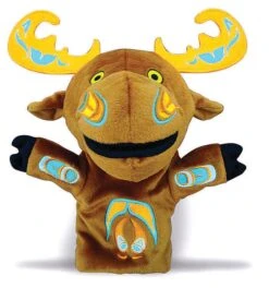 Indigenous Artist Puppets -Children Learning Toy Store indigenous artist puppets toys louise kool mo the moose 550768