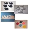 Indigenous Felt Sea Animals -Children Learning Toy Store indigenous felt sea animals toys louise kool galt set of 4 602310