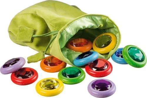 Jewel Tokens - Set Of 24 3 Jewel Tokens - Set Of 24