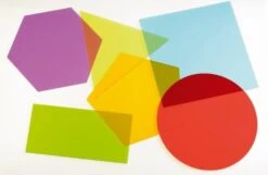 Jumbo Colour Mixing Shapes - Set Of 6
