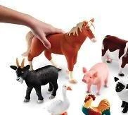 Jumbo Farm Animal Figurines - Set Of 7
