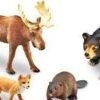 Jumbo North American Animals - Set Of 5 -Children Learning Toy Store jumbo north american animals set of 5 toys louise kool 127346