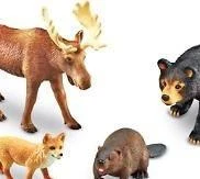 Jumbo North American Animals - Set Of 5