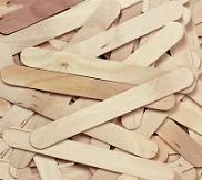Jumbo Size Wood Craft Sticks - 500 Pieces