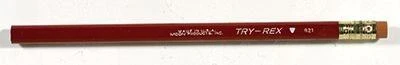 Jumbo Try-Rex Pencil With Eraser Set Of 12 3 Jumbo Try-Rex Pencil With Eraser Set Of 12