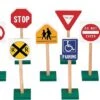 Large Traffic Signs - Set Of 13 -Children Learning Toy Store large traffic signs set of 13 louise kool 658161