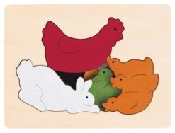 Layered Wooden Puzzles -Children Learning Toy Store layered wooden puzzles louise kool chickens friends puzzle 641668