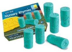 Let's Roll - Nursery Rhymes Dough Rollers  -Children Learning Toy Store lets roll nursery rhymes dough rollers louise kool galt 215109