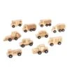 Mini Wooden Trucks - Set Of 10 -Children Learning Toy Store mini wooden trucks set of 10 toys louise kool 785481