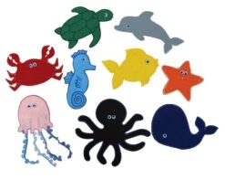 Ocean Animals Felt Playset