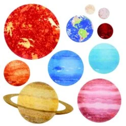 Our Solar System Mats - Set Of 10