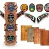 Peel And Stick Totem Pole -Children Learning Toy Store peel and stick totem pole toys louise kool 514623