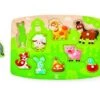 Peg Puzzle - Jungle & Farmyard -Children Learning Toy Store peg puzzle jungle farmyard puzzles louise kool galt farmyard 301167