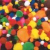 Pompoms - Assorted Sizes -Children Learning Toy Store pompoms assorted sizes consumable bb 943787