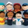Profession Puppets - Set Of 8