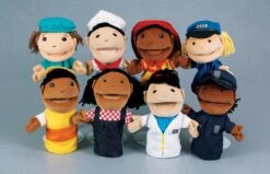 Profession Puppets - Set Of 8